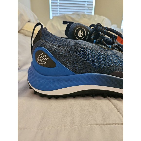 UNDER ARMOUR UA CHARGED STEPH CURRY SL BLUE GOLF SHOES 3025072-001 MENS SZ 11 - Picture 4 of 4